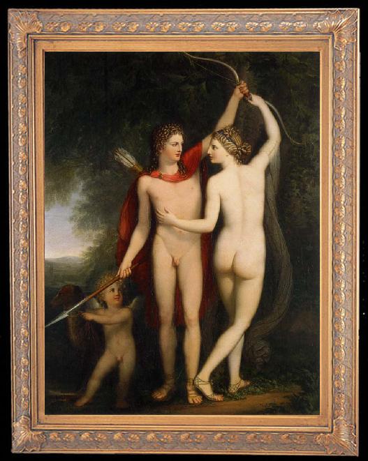 framed  Jonas Akerstrom Venus,Adonis and Amor, Ta157
